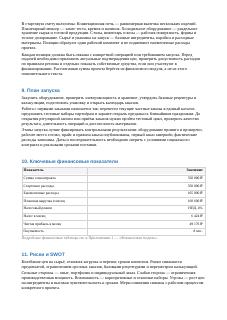 Бизнес-план · 4 синтетического проекта «Домашняя кондитерская»